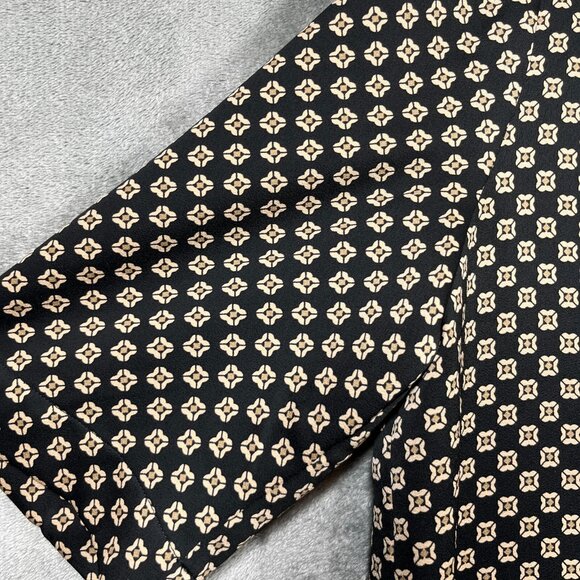 Marella by MaxMara Dress Womens Large Geometric Floral Short Sleeve - Picture 3 of 12